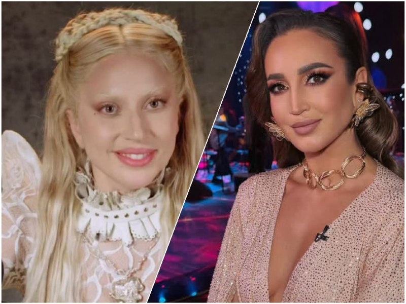 Леди Гага и Ольга Бузова, социальная сеть