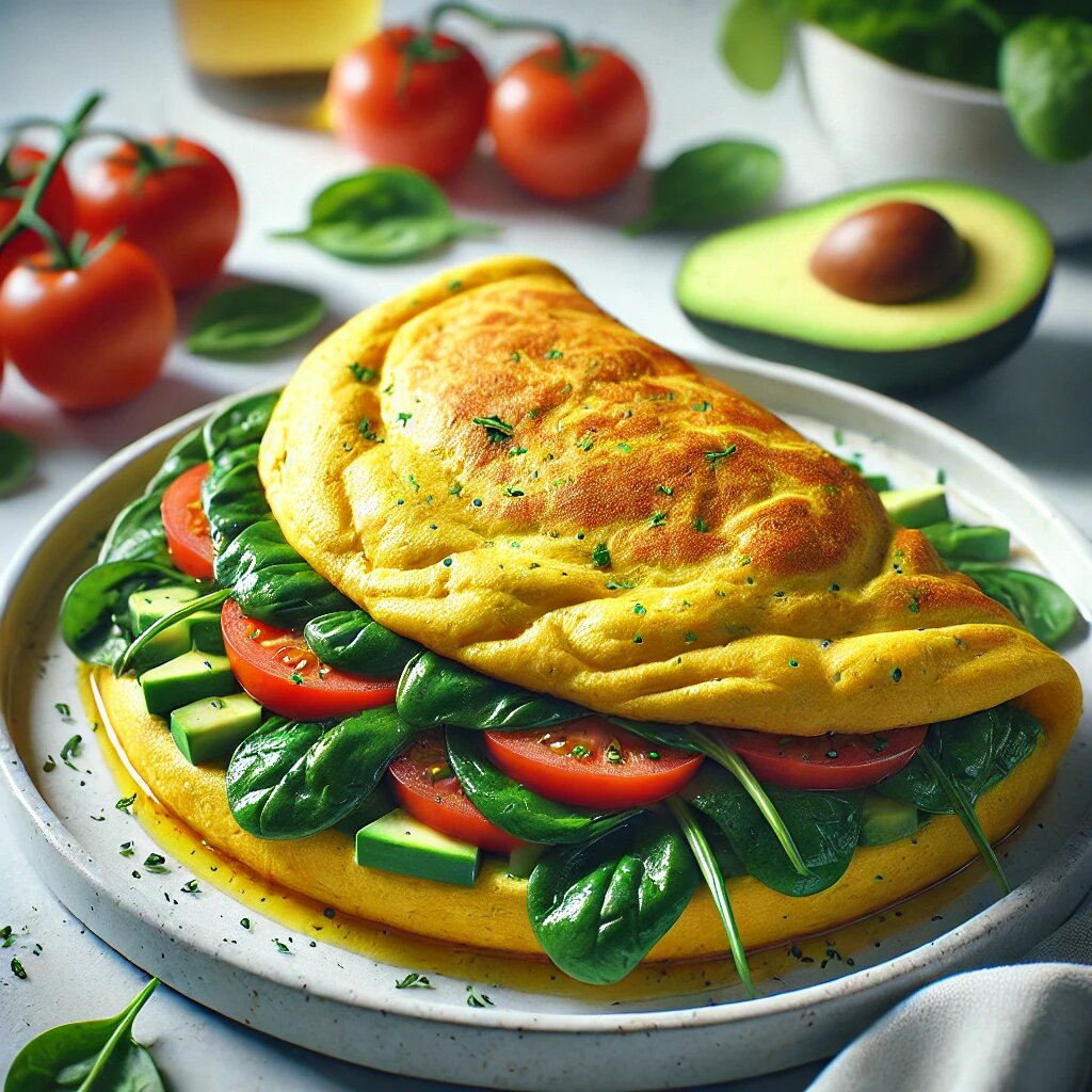 🥚 Фитнес-омлет без масла – воздушный и сытный завтрак