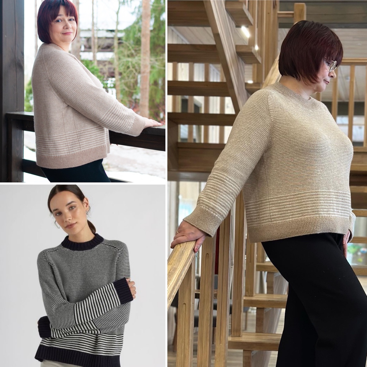 джемпер связан по мотивам 