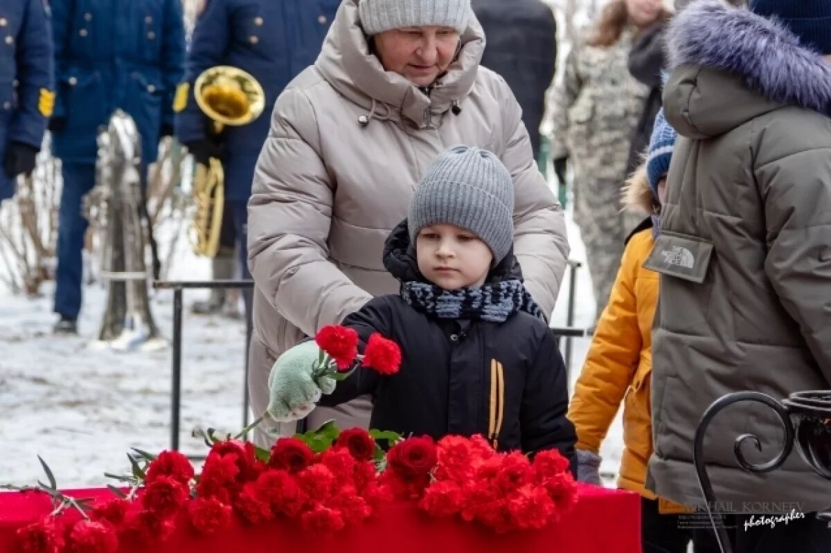    В деревне Алексинского района перезахоронили останки двух красноармейцев