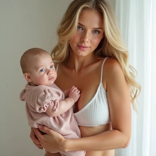 Мама с малышом