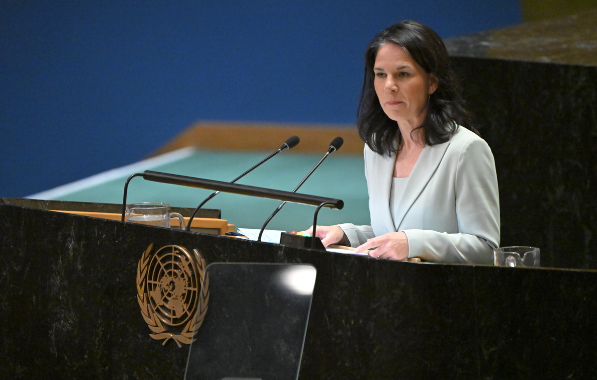    Министр иностранных дел Германии Анналена Бербок  Сергей Гунеев/POOL/ТАСС