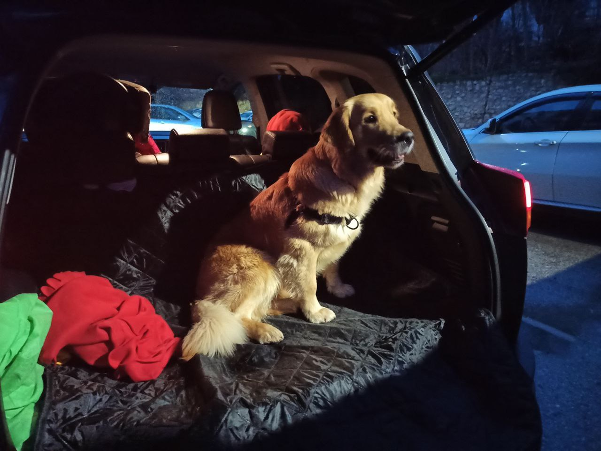 ЛУна в своём личном багажнике