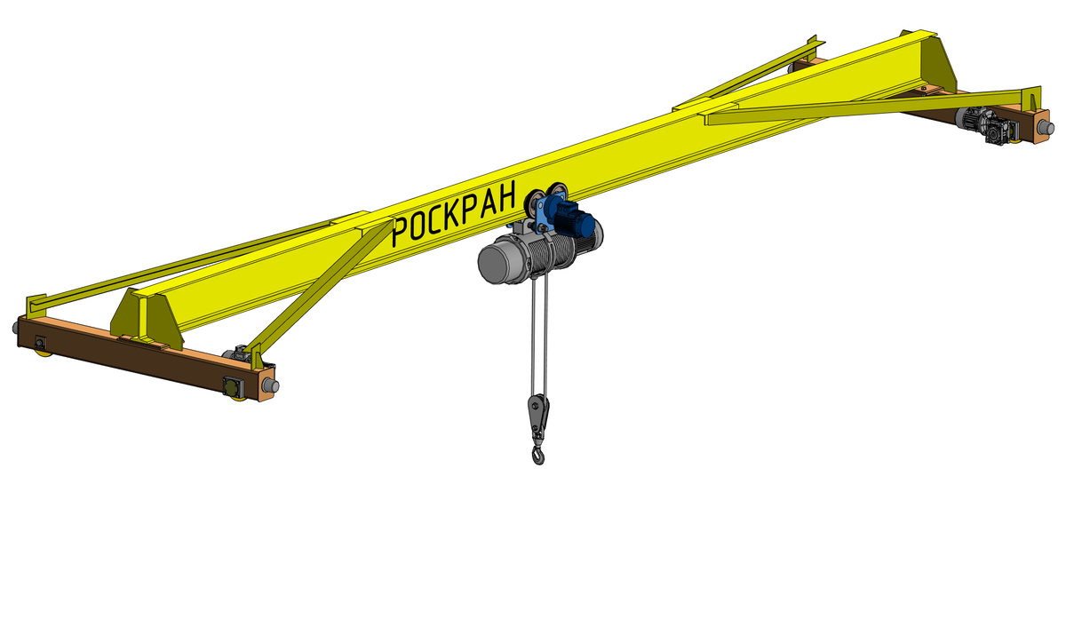 Кран-балка опорная 2т. - РОСКРАН