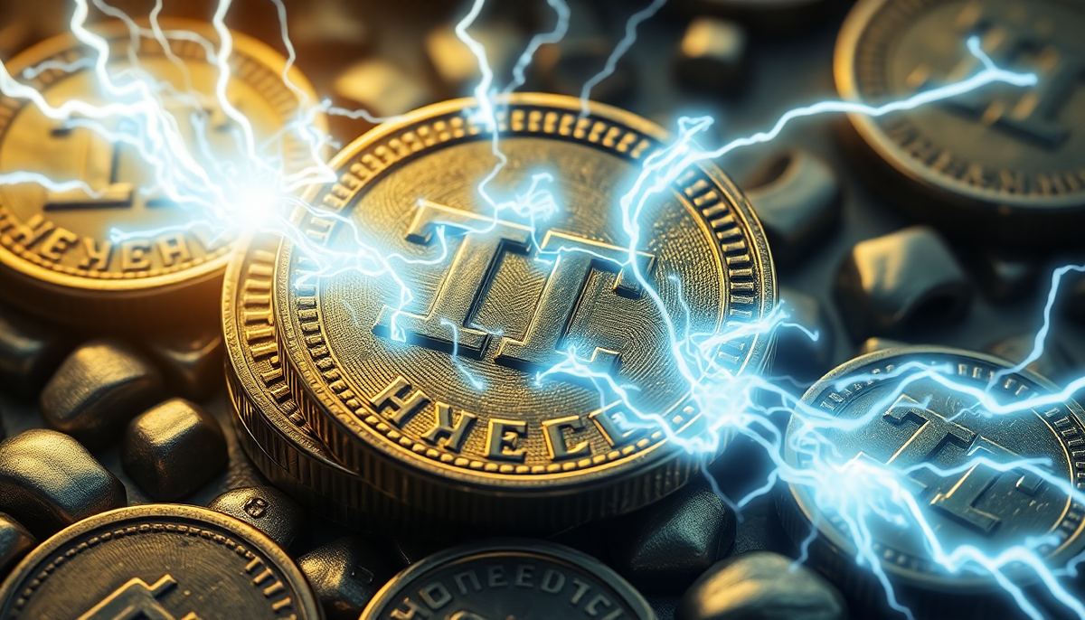 Как я пердставляю себе монеты из электрума)