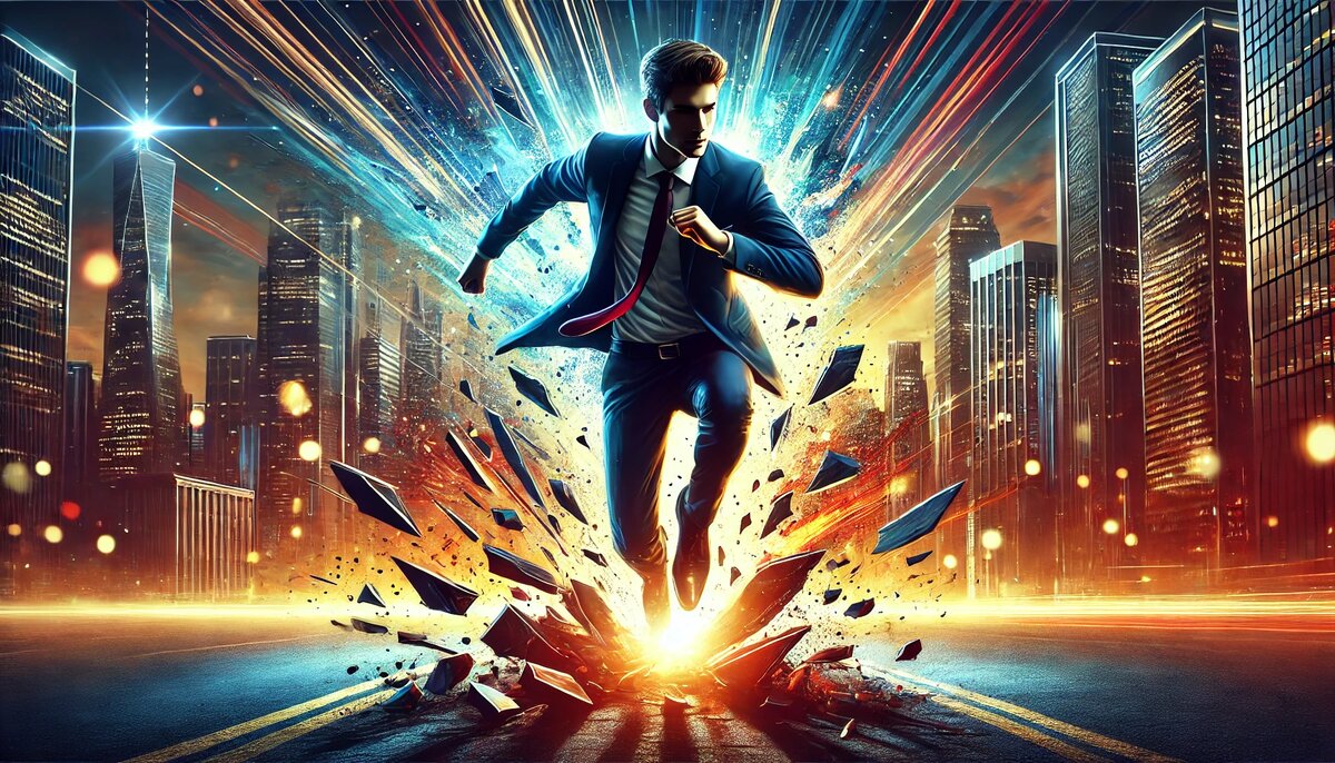 Предпринематель рвется сквозь сложные испытания.