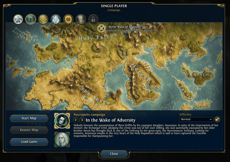 Тут бы прекрасно смотрелась возможность выбора из нескольких миссий