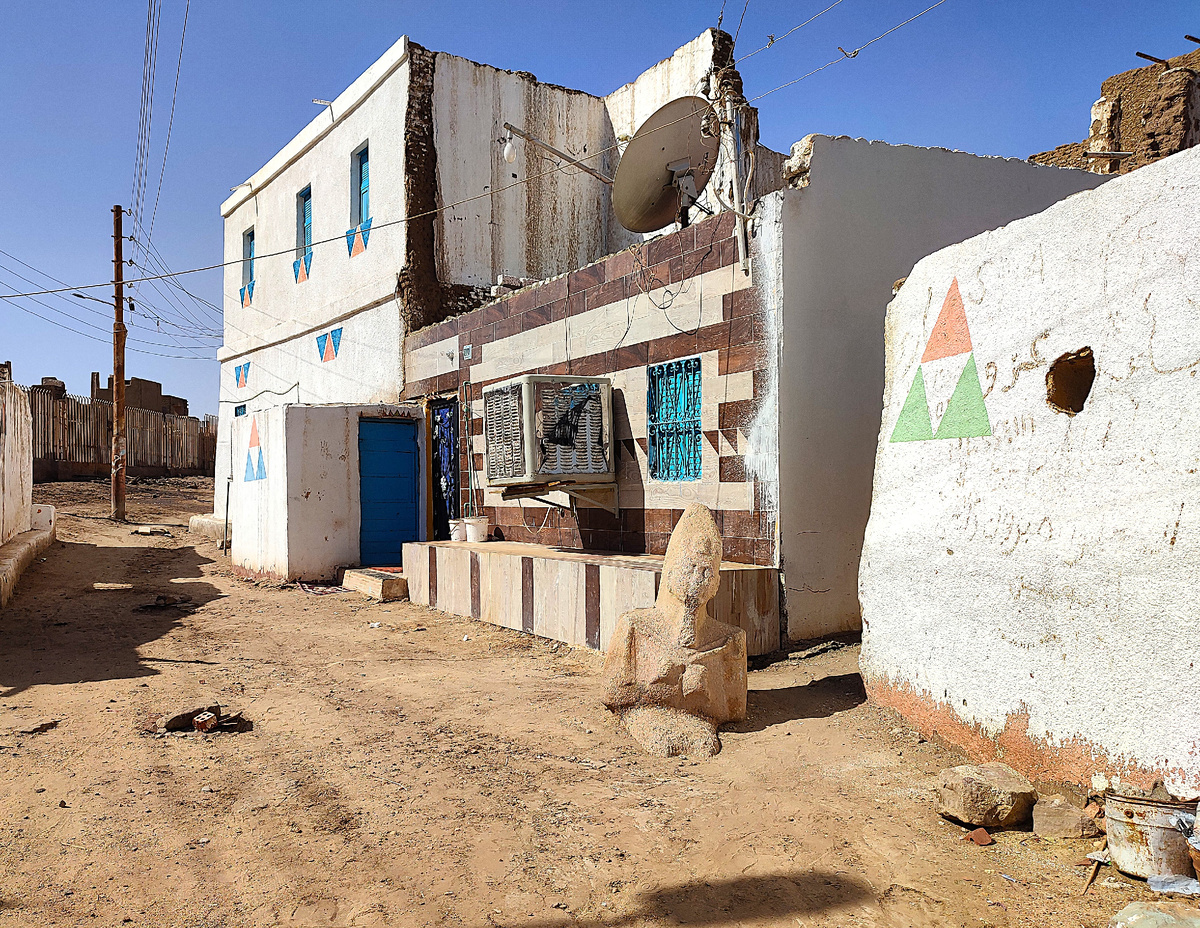 Улица нубийской деревни