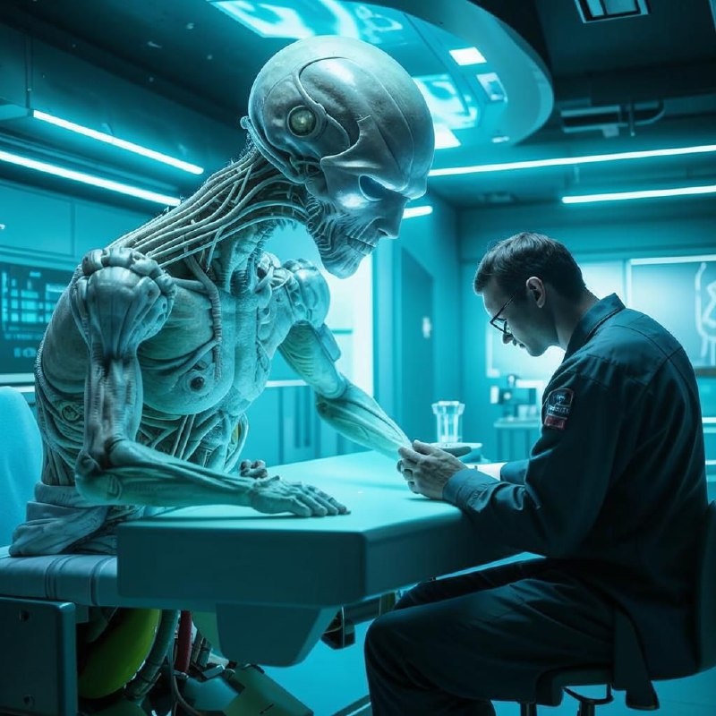 Инопланетянин на приеме кистевого хирурга