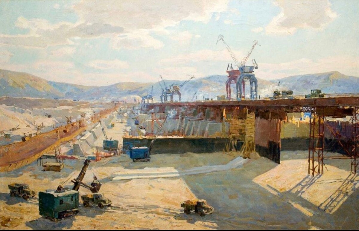 Михаил Чепик. «Рабочие будни». 1954