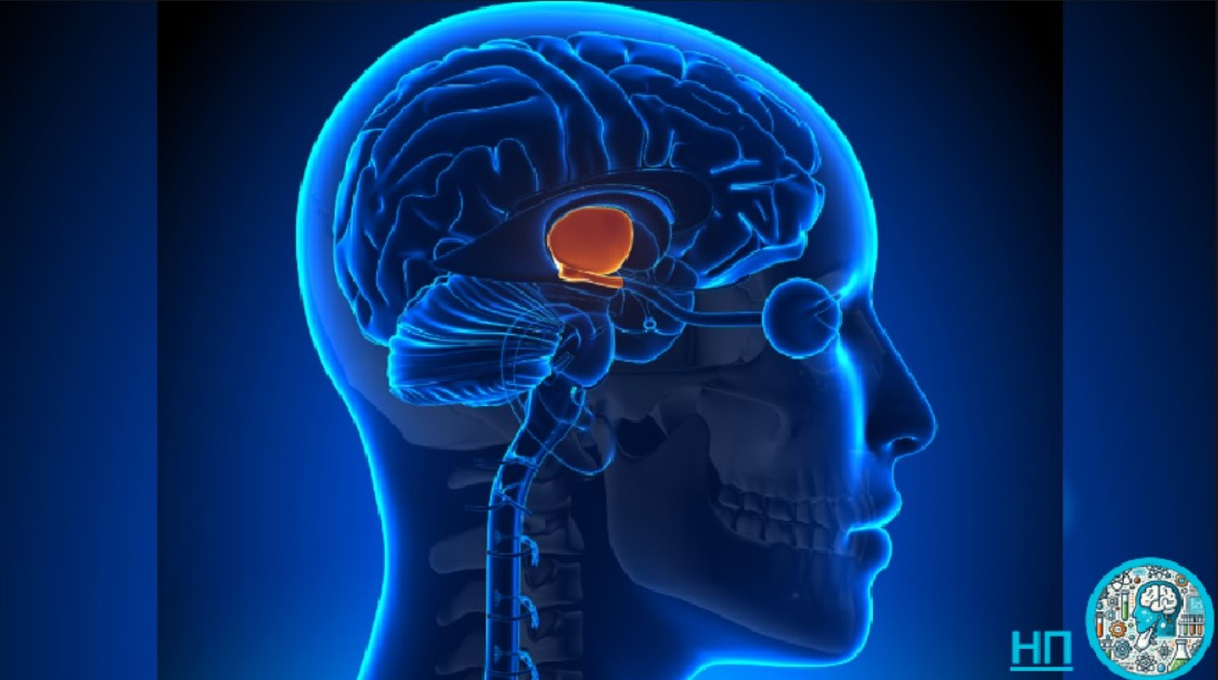 Гипоталамус на трехмерной модели