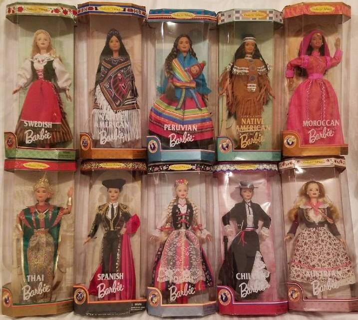 Dolls of the World Barbie Collection Dolls, Mattel 