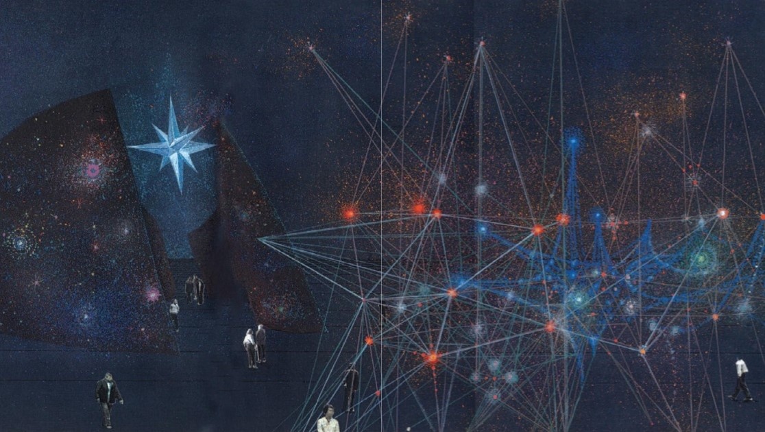 Лев Нусберг. Проект кинетического пространства. 1967