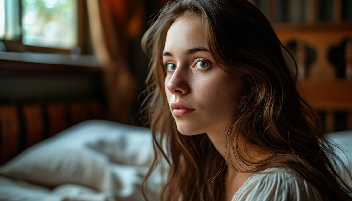 Рука Анны застыла в воздухе, она глубоко вдохнула и замерла. Глаза девушки смотрели в угол, где стояло компьютерное кресло.