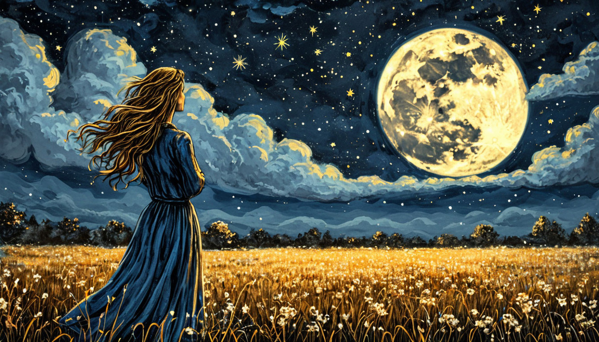 Ночная молитва. Изображение от ИИ Шедеврум