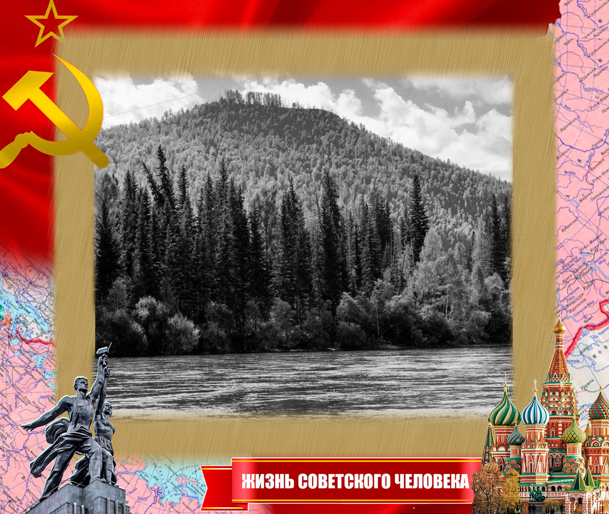 Тайга у Енисея