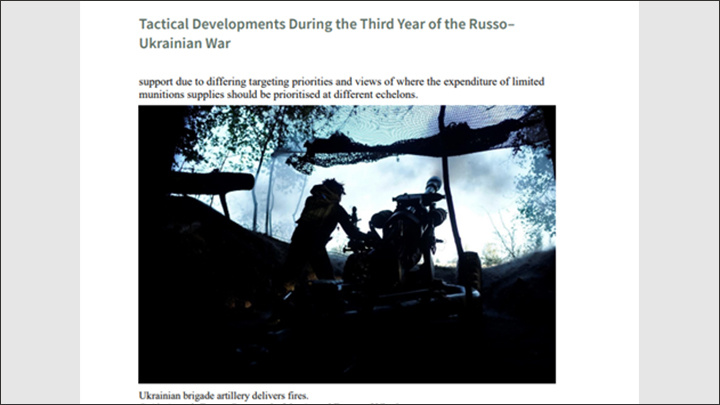    Британцы очень много сделали для начала нынешней войны и с первых её дней внимательнейшим образом следят за тем, что происходит на поле боя. Скриншот: static.rusi.org.