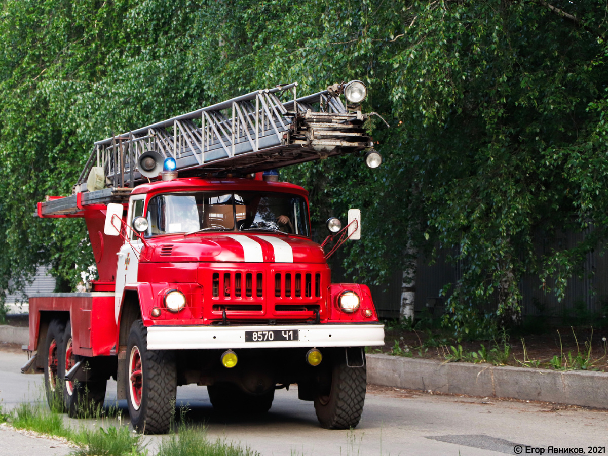 Автолестница пожарная АЛ-30 (131) ПМ-506 из ГПСЧ-1 г. Харькова.