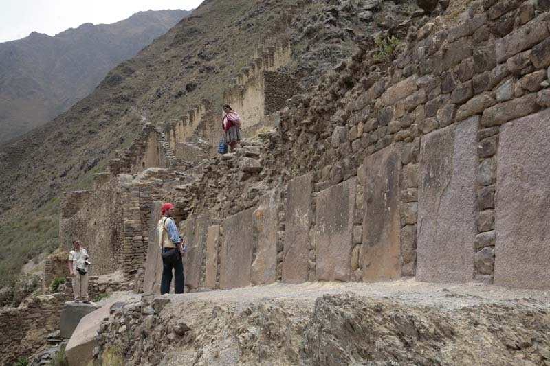 Западная сторона платформы Храма Солнца