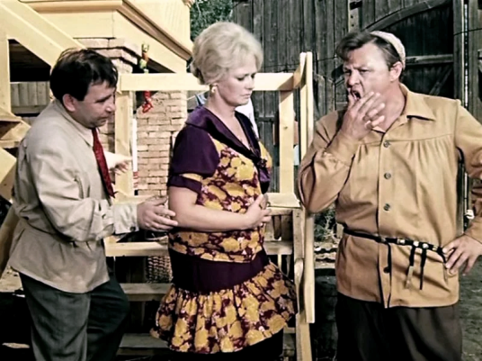 "Ничего, ничего, тут, главное, быстрота. Вы мой характер знаете, я в панику не вхожу".            
 (кадр из к/ф "Не может быть")