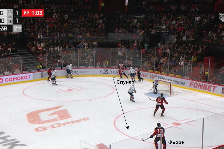    Скриншот: официальная трансляция на сайте КХЛ