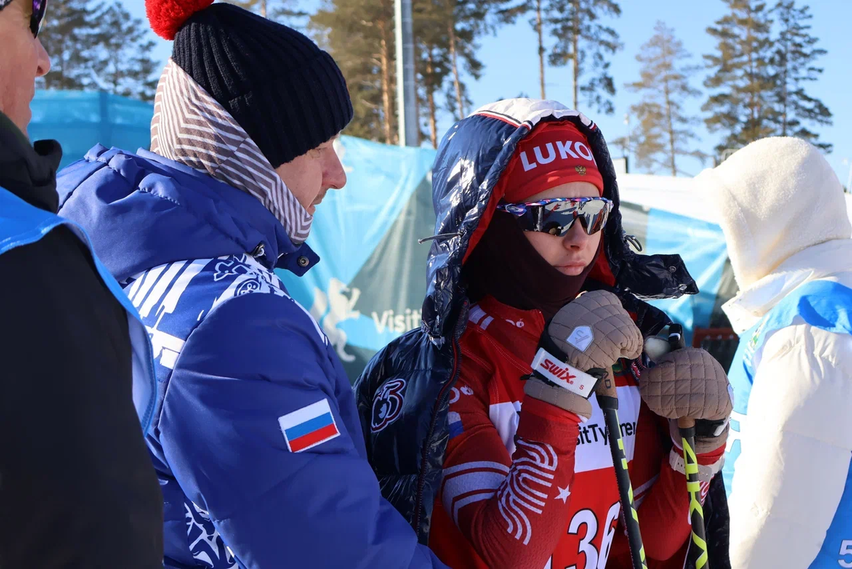 Дарья на старте. В Тюмени морозно (фото: ЦСП-72)