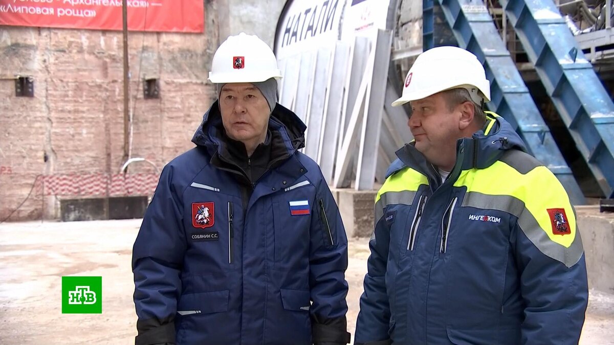    Собянин дал старт проходке нового тоннеля    Рублёво-Архангельской    линии метро