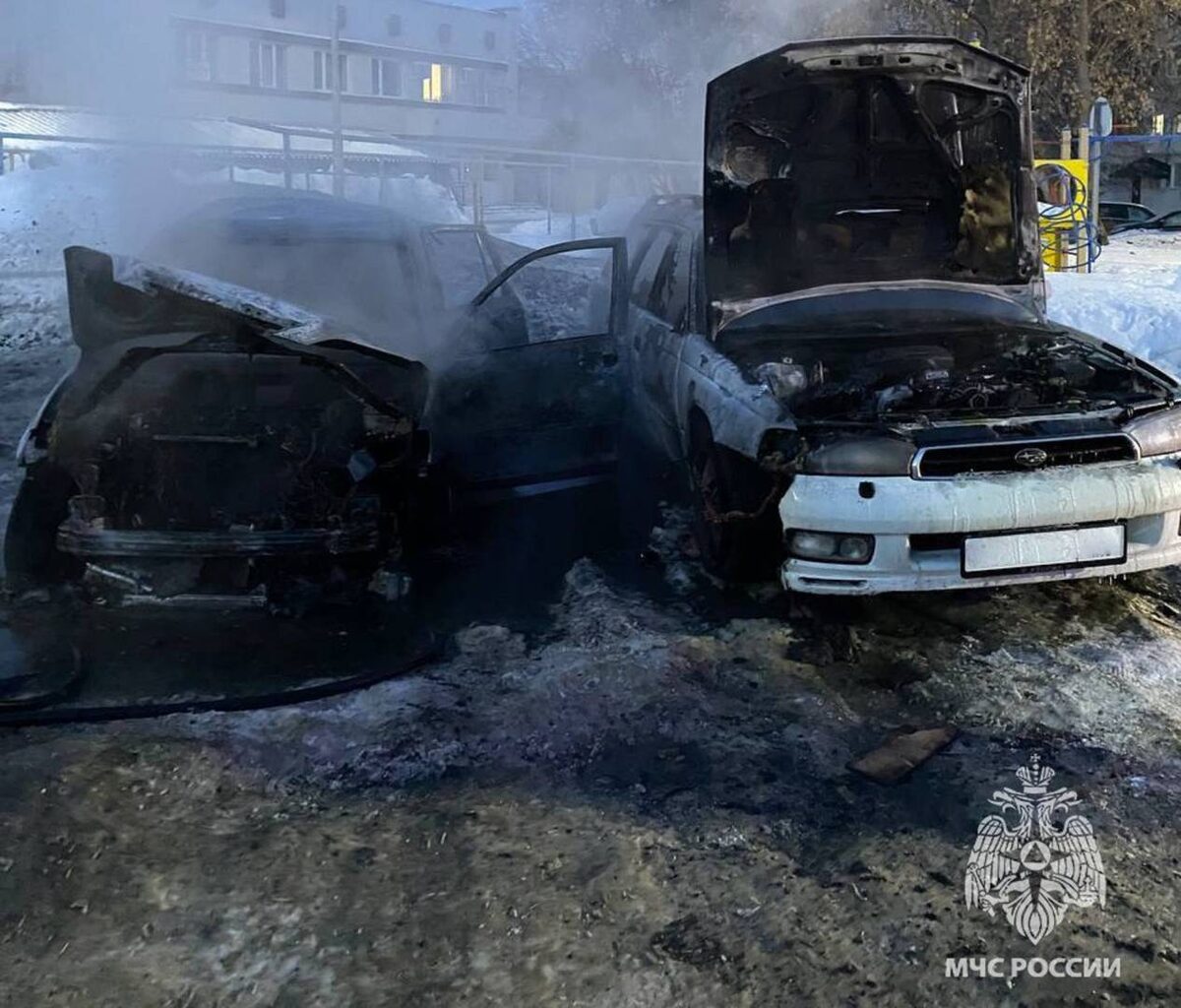    В Уфе за два дня сгорели три автомобиля