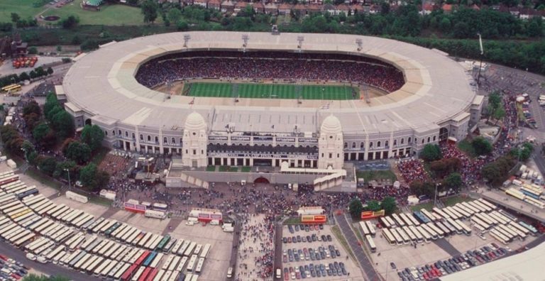 Старый вид стадиона "Wembley"