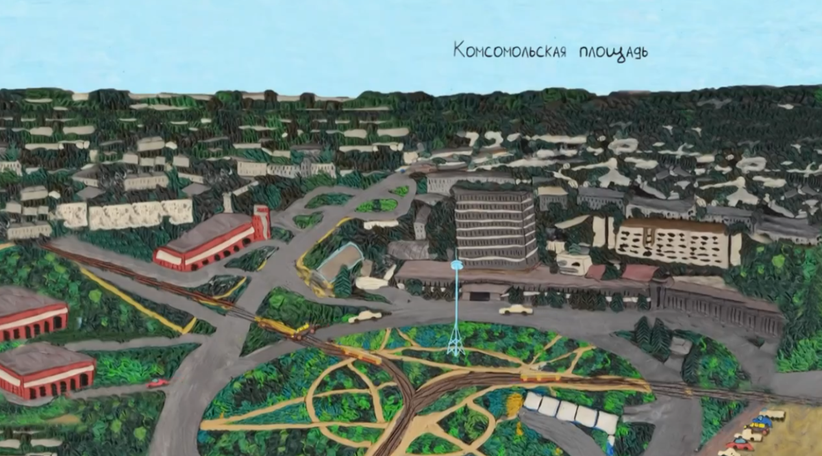    Мультфильм посвящён истории района