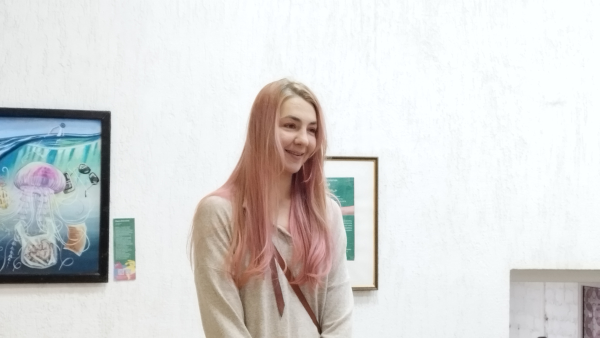 Мария Вяльшина. Открытие выставки. 