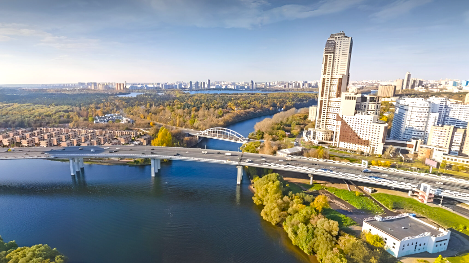 Панорама района Хорошёво-Мнёвники. Источник: Яндекс Карты 