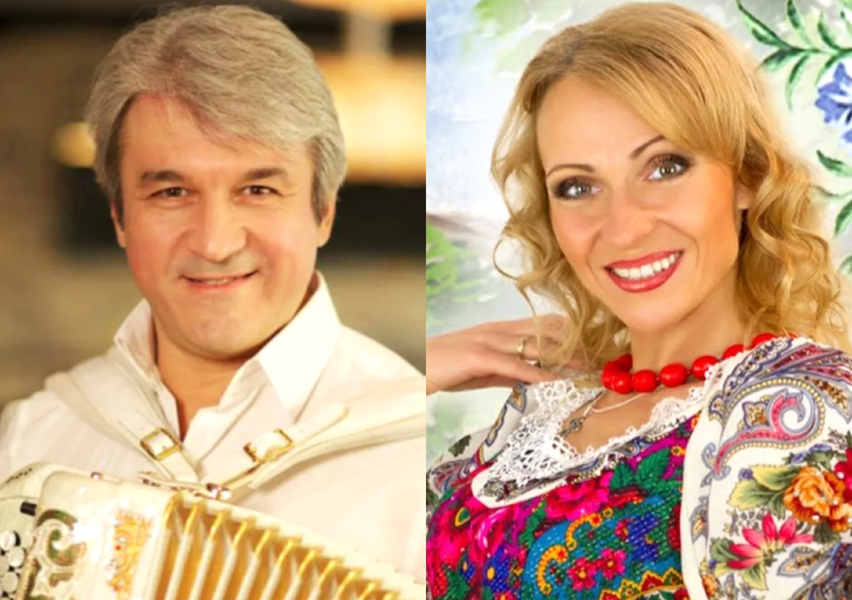 на фото Валерий Семин и Лена Василек 