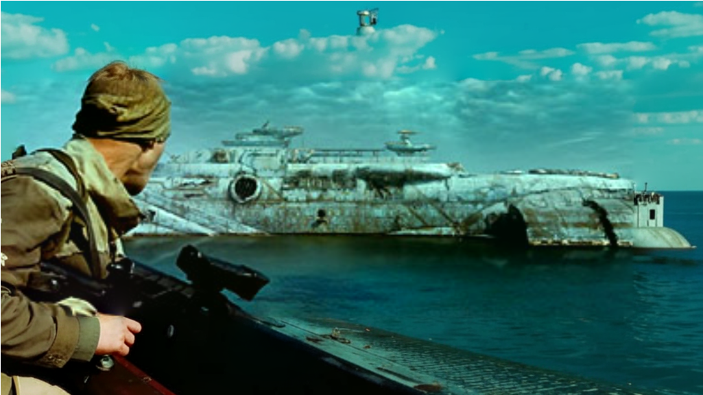 Почти кадр из фильма "Обитаемый остров"