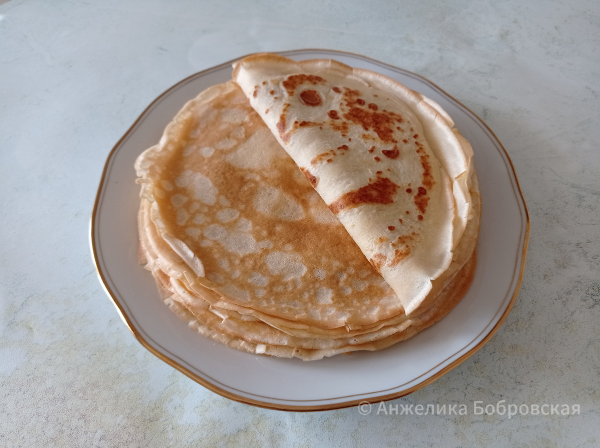 Блины на кефире. Фото из личного архива