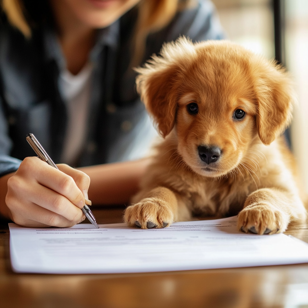 - Оформите документы, и я – ваш законный щенок!