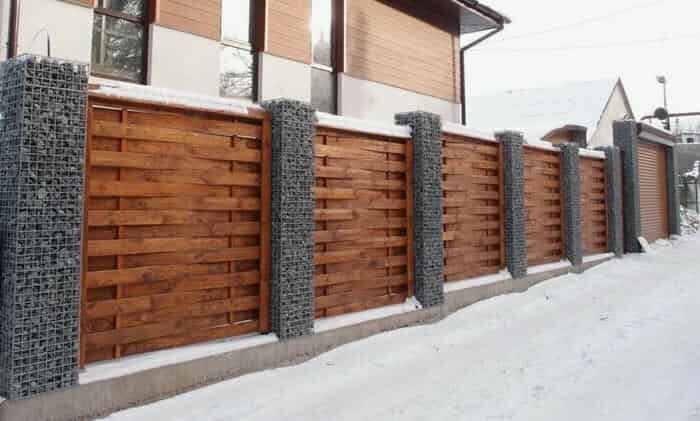 Виды заборов для частного дома