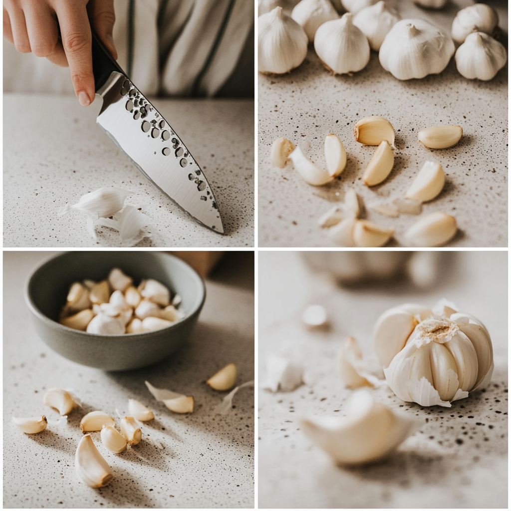 Как быстро и легко очистить чеснок