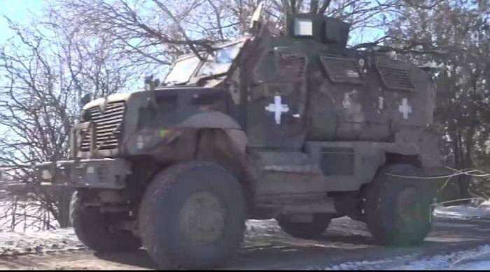 Захваченный в ДНР российской армией MRAP MaxxPro ВСУ, источник – Телеграм-канал Осведомитель