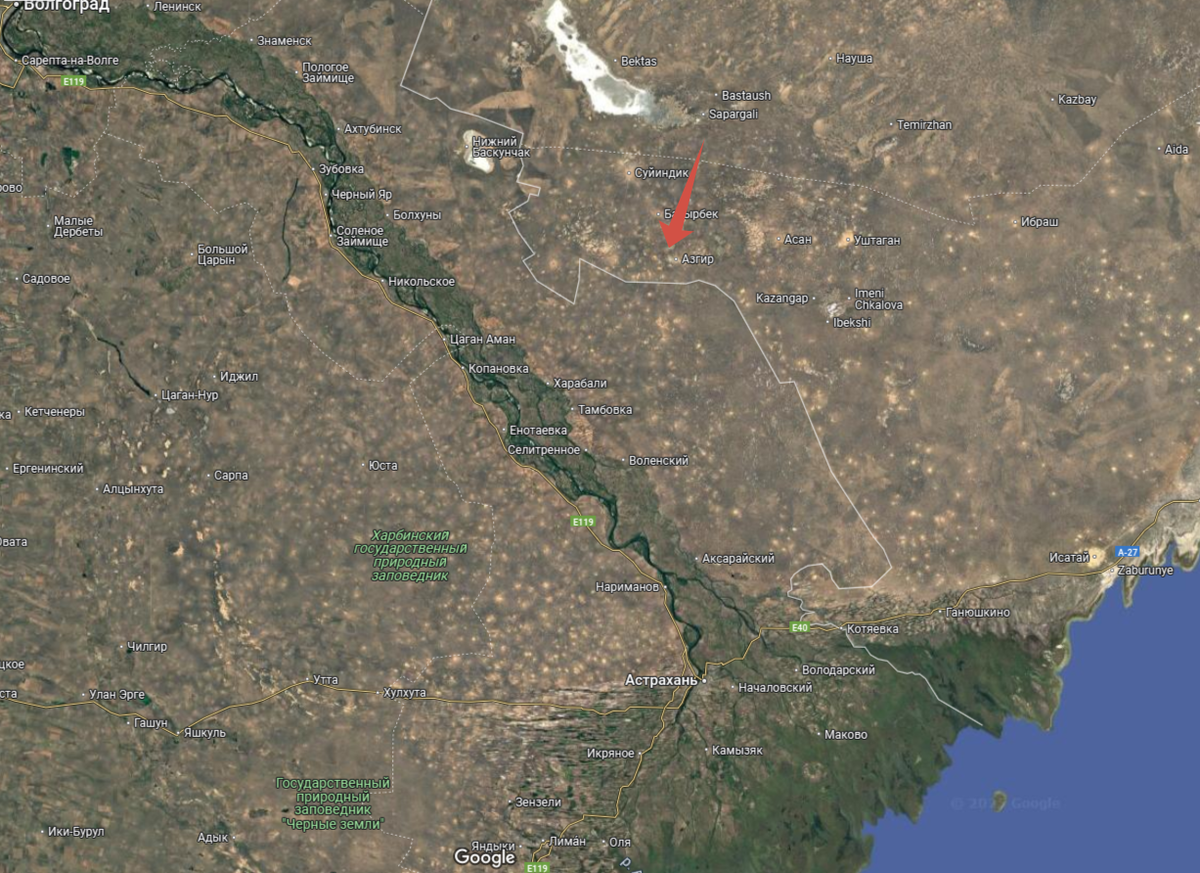 Место нахождения установки