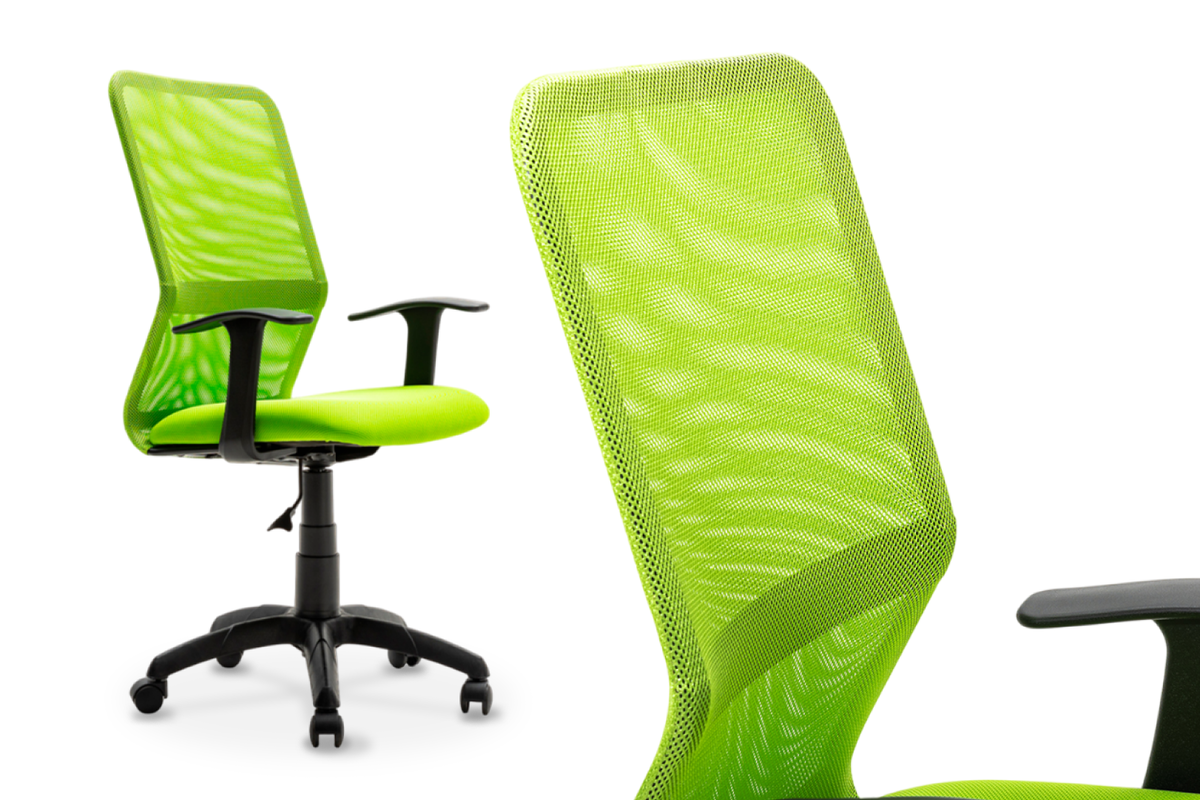 Кресло «Нюк» — 7137* рублей. Также можно приобрести в оранжевом или синем цвете, а если нужен более лаконичный вариант — в сером и черном.