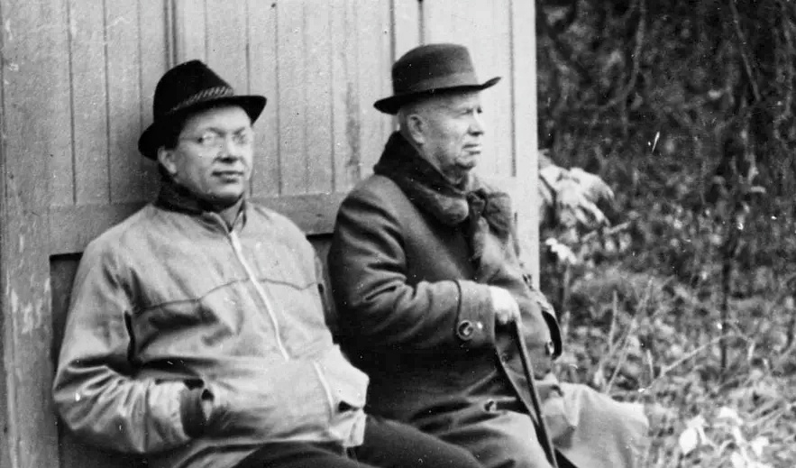 Сергей во всём поддерживал отца. Фото из открытых источников.