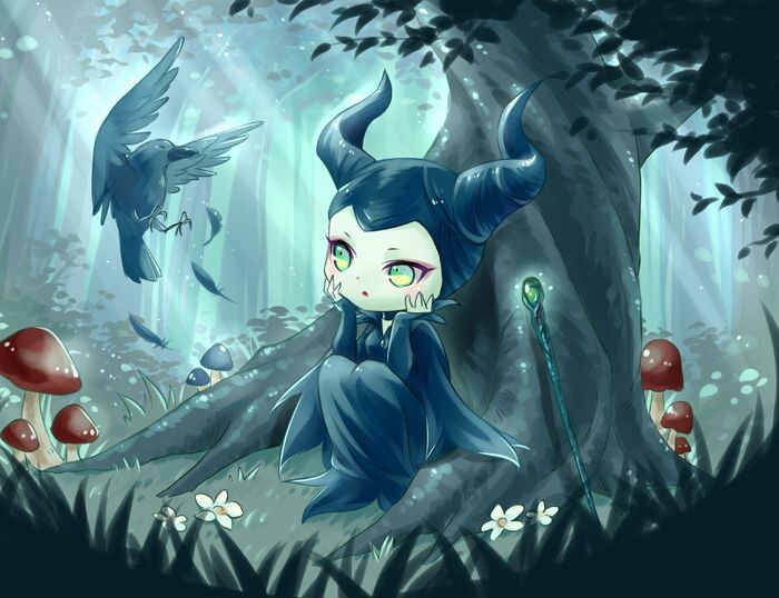  Малифисента, картинка взята с Pinterest