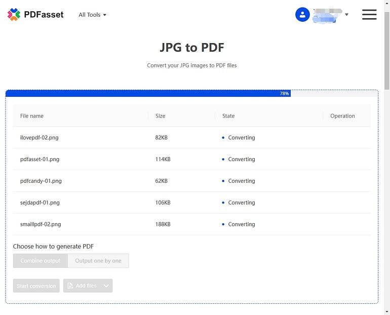 объединить jpg в pdf