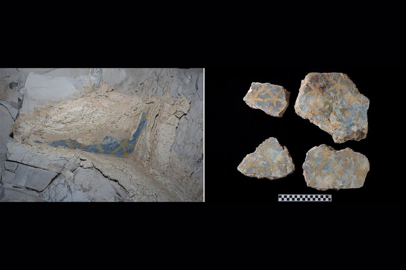    Остатки украшений в гробнице Тутмоса II   
Источник: Egyptian Ministry of Tourism and Antiquities