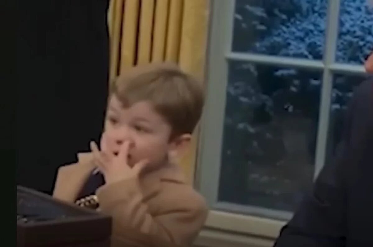    NYP: Трамп заменил стол в Овальном кабинете из-за соплей сына Илона Маска