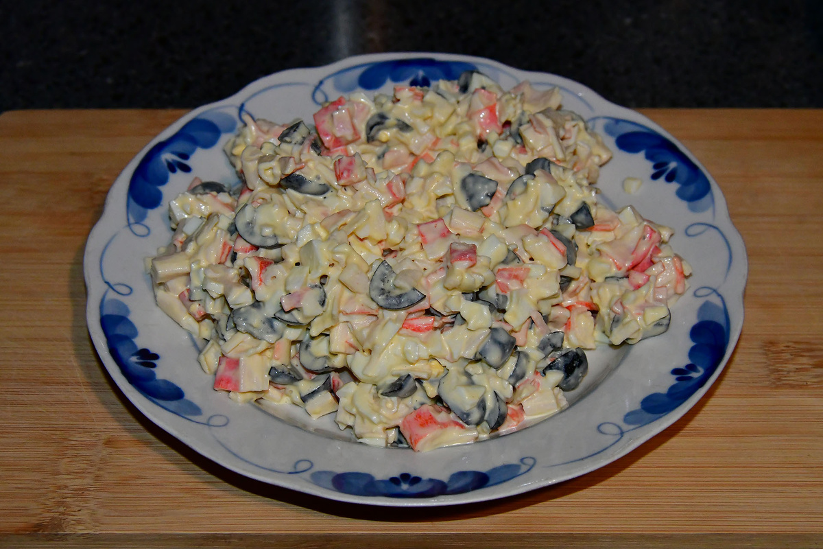 Салат из крабовых палочек