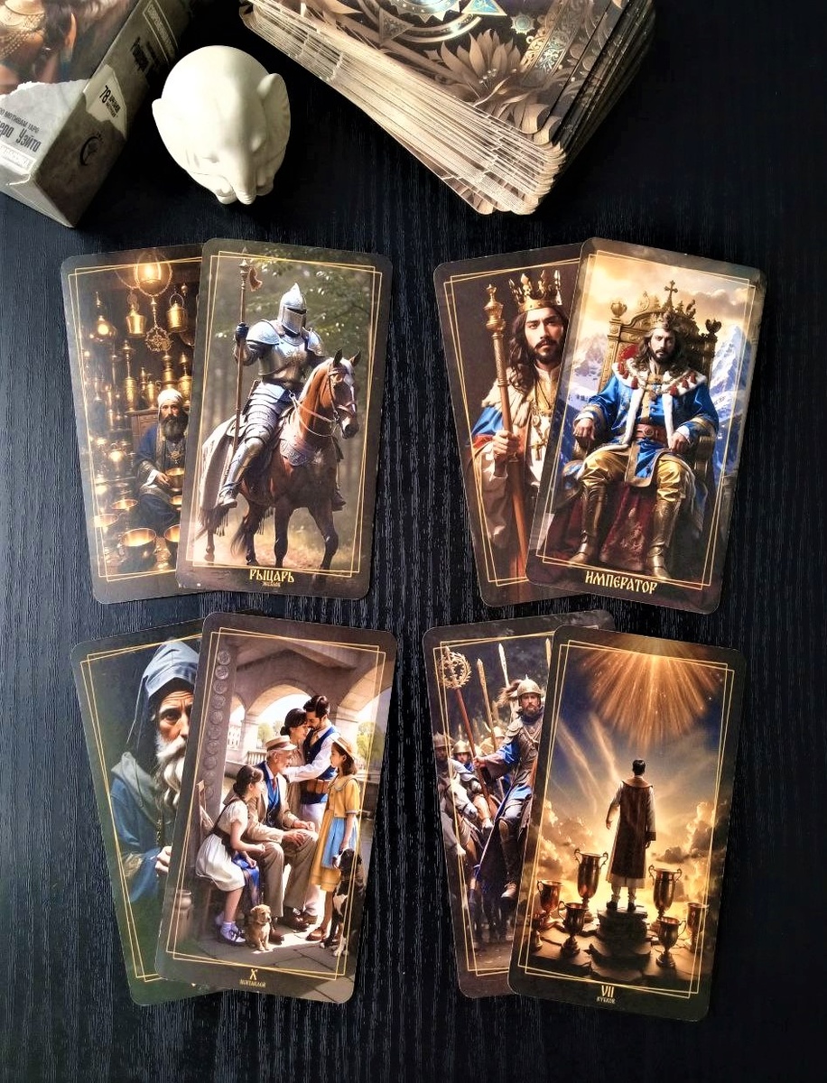 Ответ смотрим на колоде "Дар истины и свет таро"