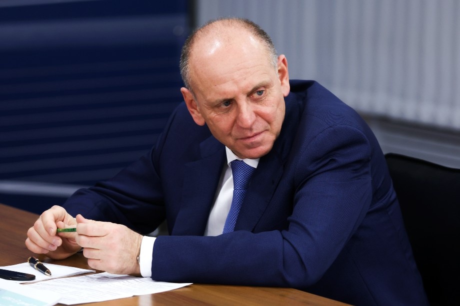 Президент Свердловского областного союза промышленников и предпринимателей Дмитрий Пумпянский. | Фото: Александр Рюмин/POOL/ТАСС