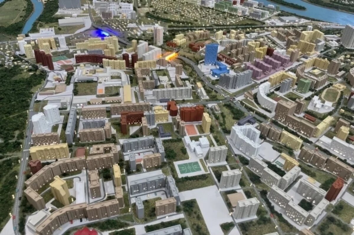    В Уфе создали подробный макет города площадью 42 квадратных метра